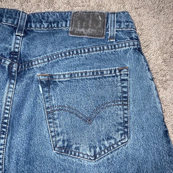 VTG Men's Levi's Silver Tab Purple Tag Baggy Light Blue Denim 36x33 Made in USA - Picture 5 of 10